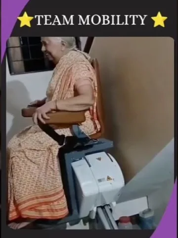 Curved stairlift installed in a Kanpur home (video)